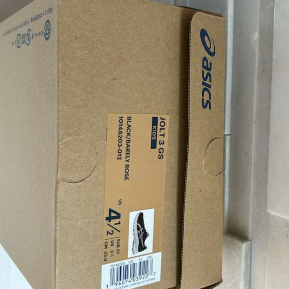 ASICS Jolt 3 GS Kids Running Shoes – Black/Barely Rose (US 4.5) - Picture 3 of 11